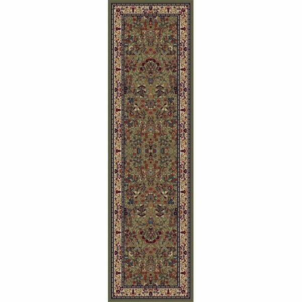 Concord Global Trading 2 ft. 3 in. x 7 ft. 7 in. Jewel Sarouk - Green 41152